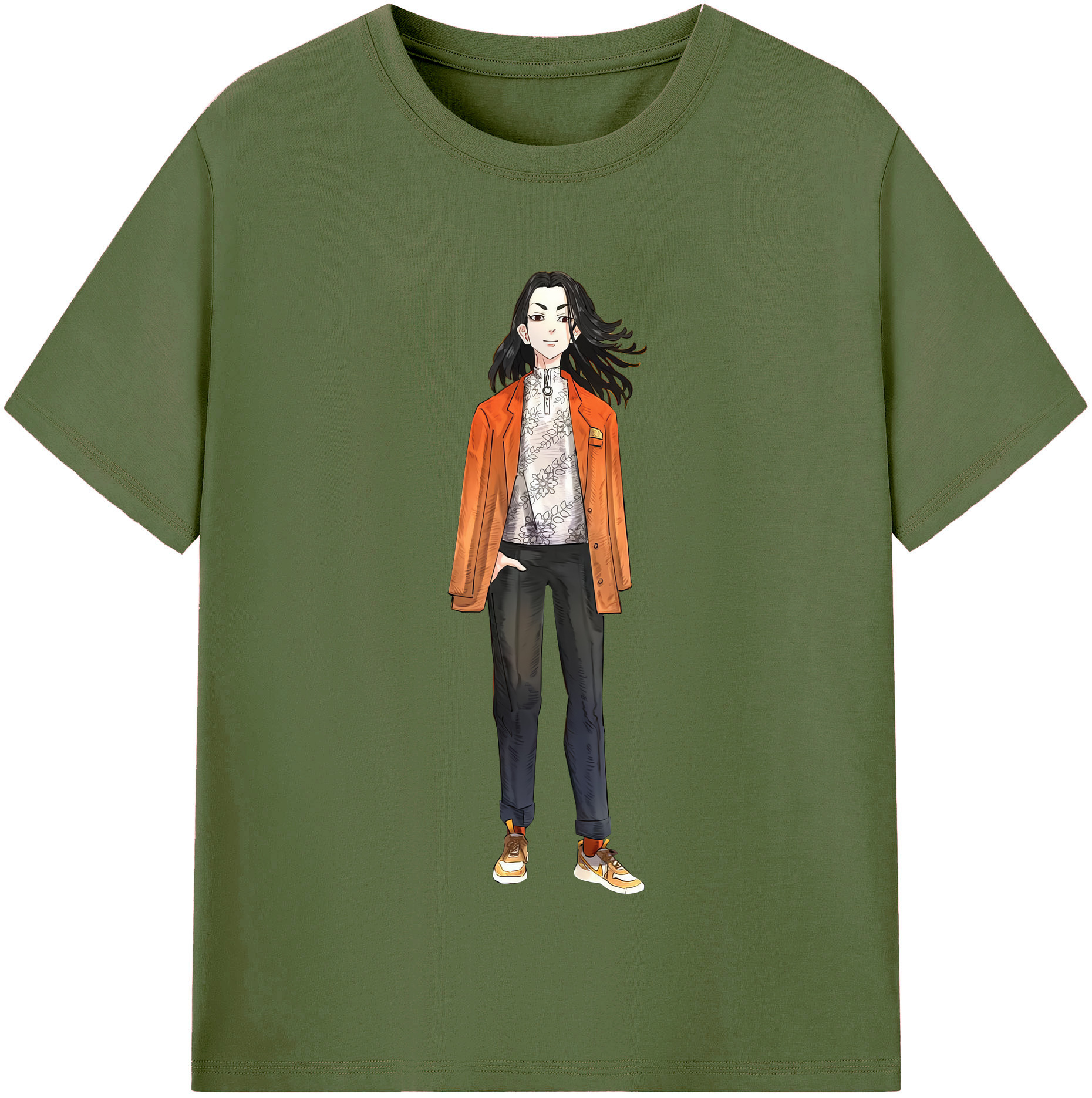 （画像用） 東京リベンジャーズ Tokyo Revengers 綿100％半袖Tシャツ（フロントプリント）